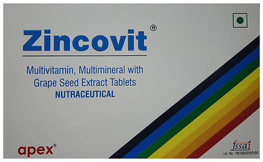 zincovit cap 15 tablets