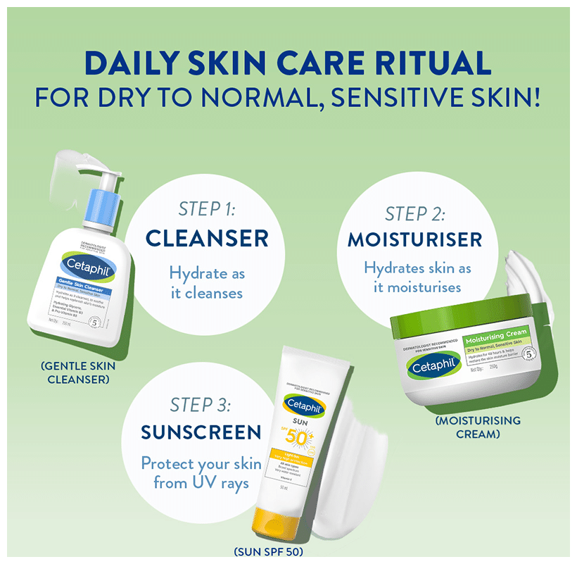 cetaphil moisturising cream | for dry to normal, sensitive skin thumbnail 7