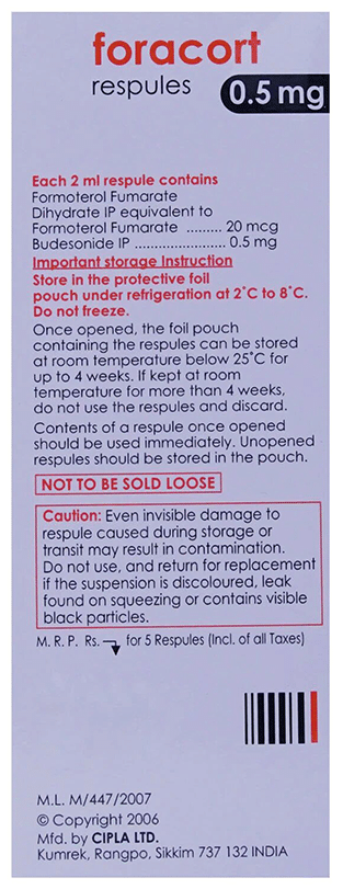 foracort 0.5mg respules 2ml thumbnail 5