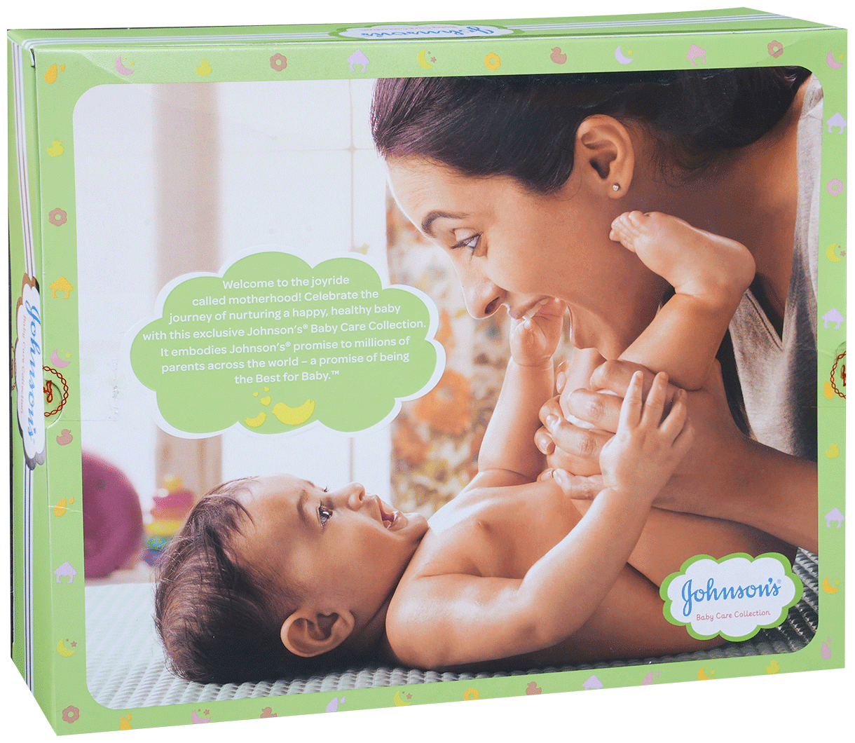 johnson's baby care collection box , 5 gift items