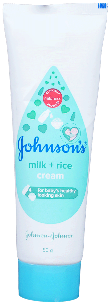 johnson's baby milk + rice cream