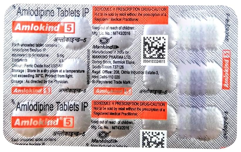 amlokind 5 tablet thumbnail 5