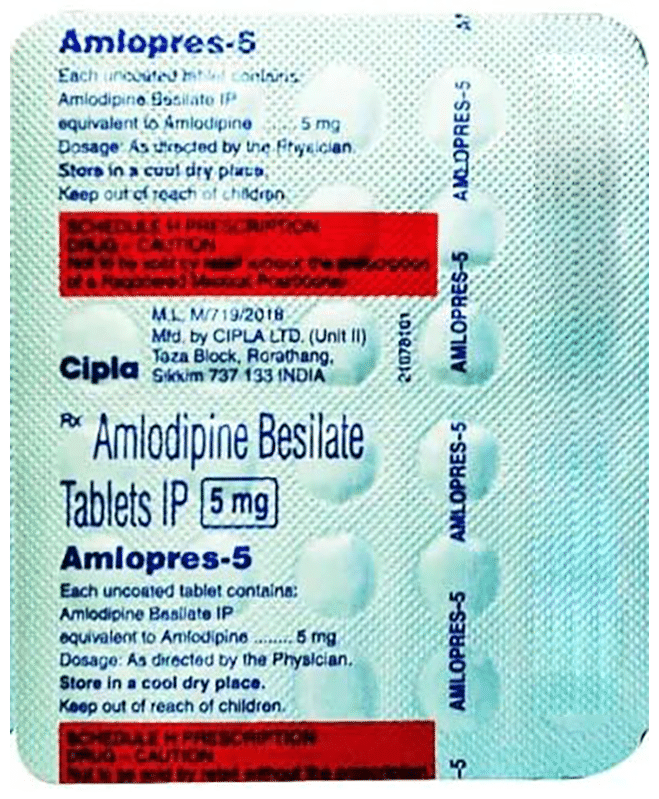 amlopres 5 tablet thumbnail 3