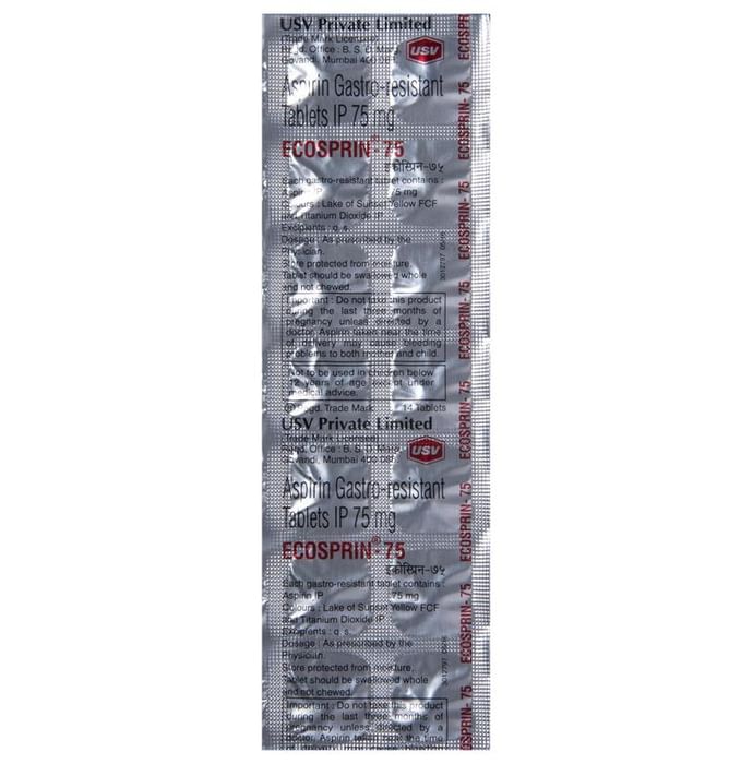 ecosprin 75 tablet thumbnail 6