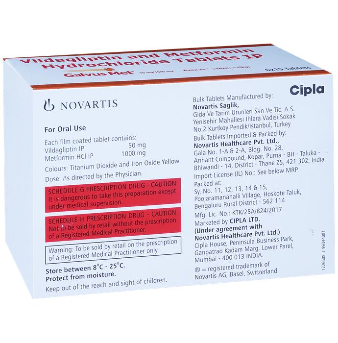 galvus met 50mg/1000mg tablet thumbnail 5