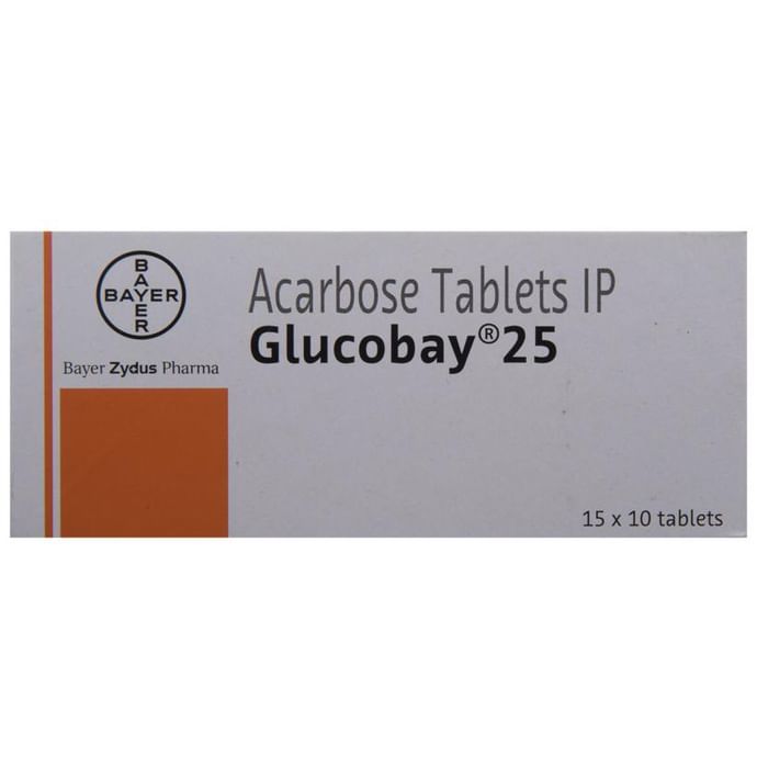 Glucobay 25 Tablet thumbnail 3