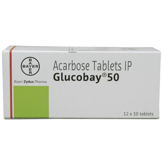 Glucobay 50 Tablet thumbnail 3