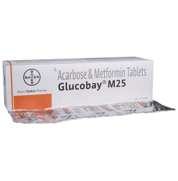 Glucobay M 25 Tablet