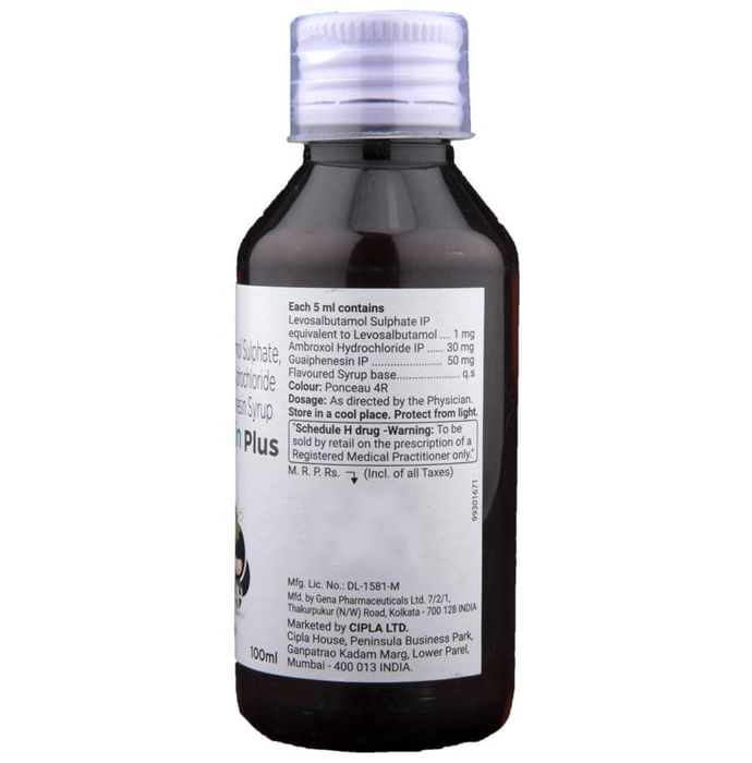 levolin plus syrup pineapple & black currant