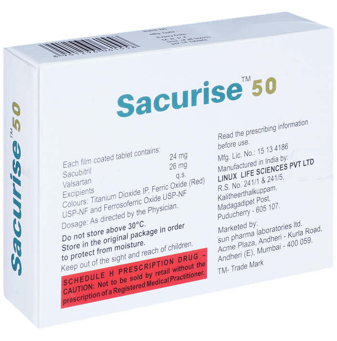 sacurise 50 tablet